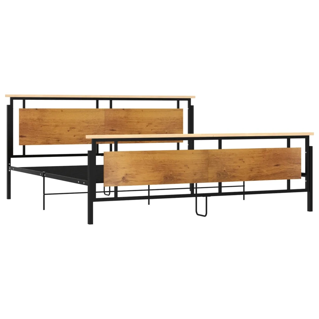 Letto matrimoniale | Letto per adulti | Giroletto in Metallo 200x200 cm