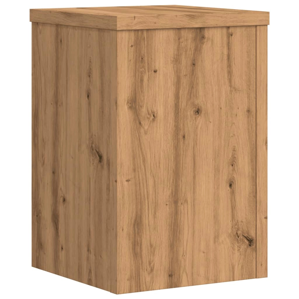 Portavasi mobili per fiori set da 2 fatti a mano legno ingegnerizzato marrone 02_0045292