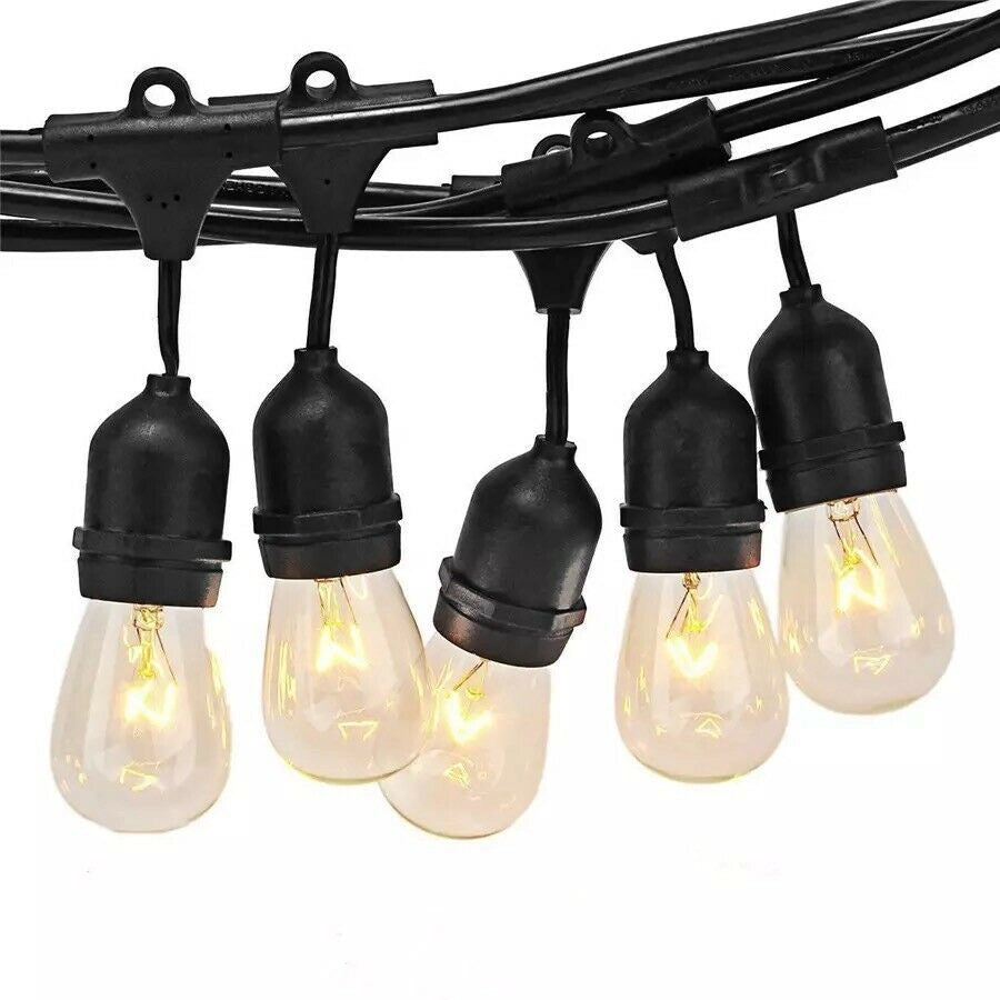 Catenaria catena Luminosa Filo cordone portalampada E27 10MT lampade incluse