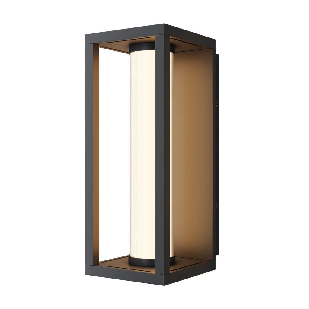 Maytoni Applique Moderna Expo 1 luce LED integrato IP54 grafite alluminio