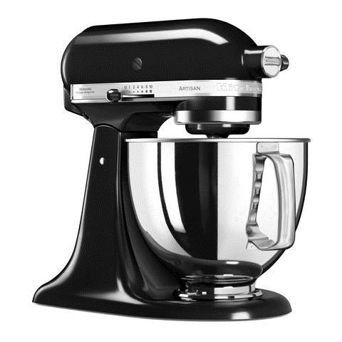 Kitchenaid 5ksm125eob sbattitore con base 300 w nero