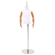 Manichino Regolabile 120-157 cm con Base Unisex PP Bianco 42041713