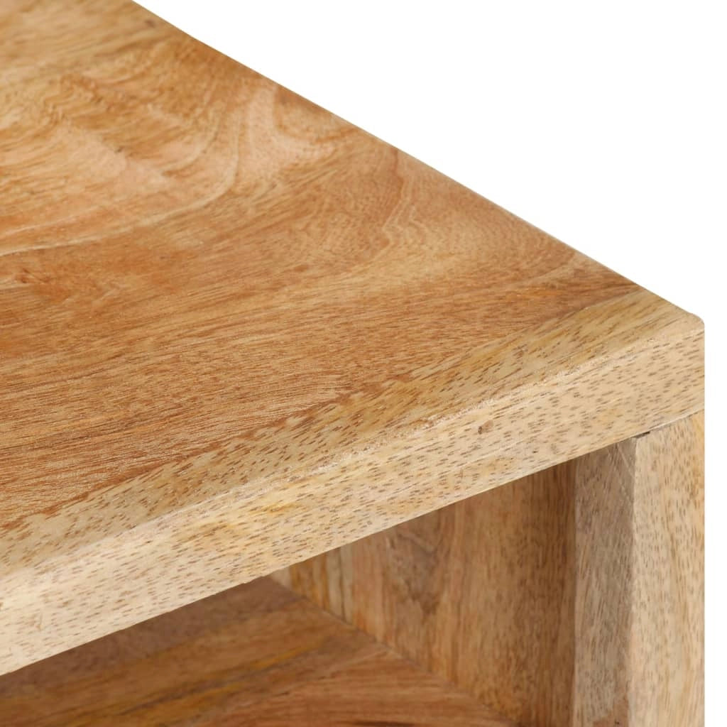 Mobile TV multimediale scaffale TV credenza mobile TV sala da pranzo soggiorno camera da letto 110 x 30 x 40 cm legno massello di mango beige 02_0025729