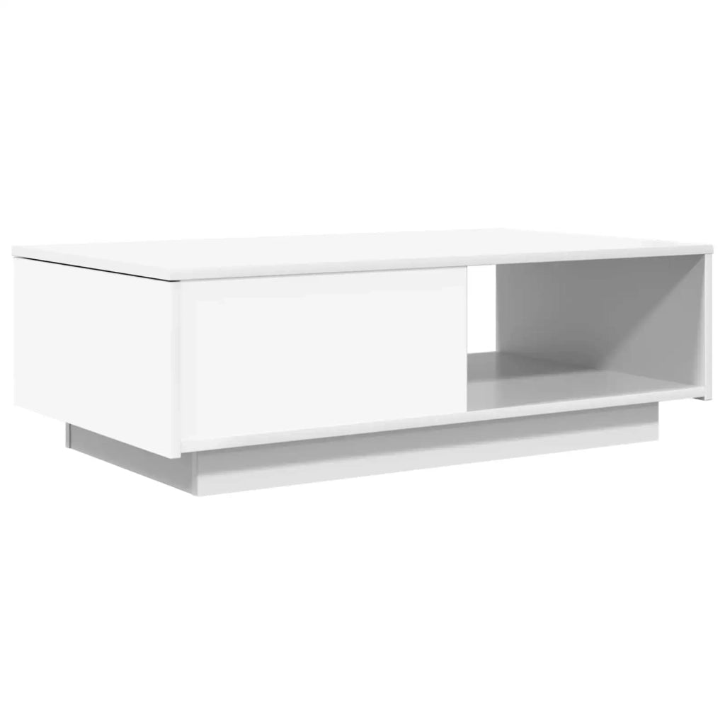 Tavolino da salotto | Tavolino da caff¨¨ | Tavolino da Soggiorno Bianco 95 x 55 x 31 cm Legno multistrato