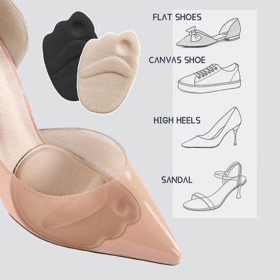Hielkussentjes 16 Paar - Verstelbare Schoenvuller - Protezione Antiscivolo per Scarpe - Hielbeschermers - Hielinzetstukken - Materiale Soprassuolo Zoccoletto, Poliestere - Inlegzolen per Scarpe