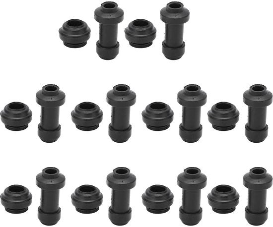 Set di gomme universali di alta qualità - 10 pezzi - Duraturo - Sostenibile - Flessibile - Produzione precisa - Kit di sostituzione gomme