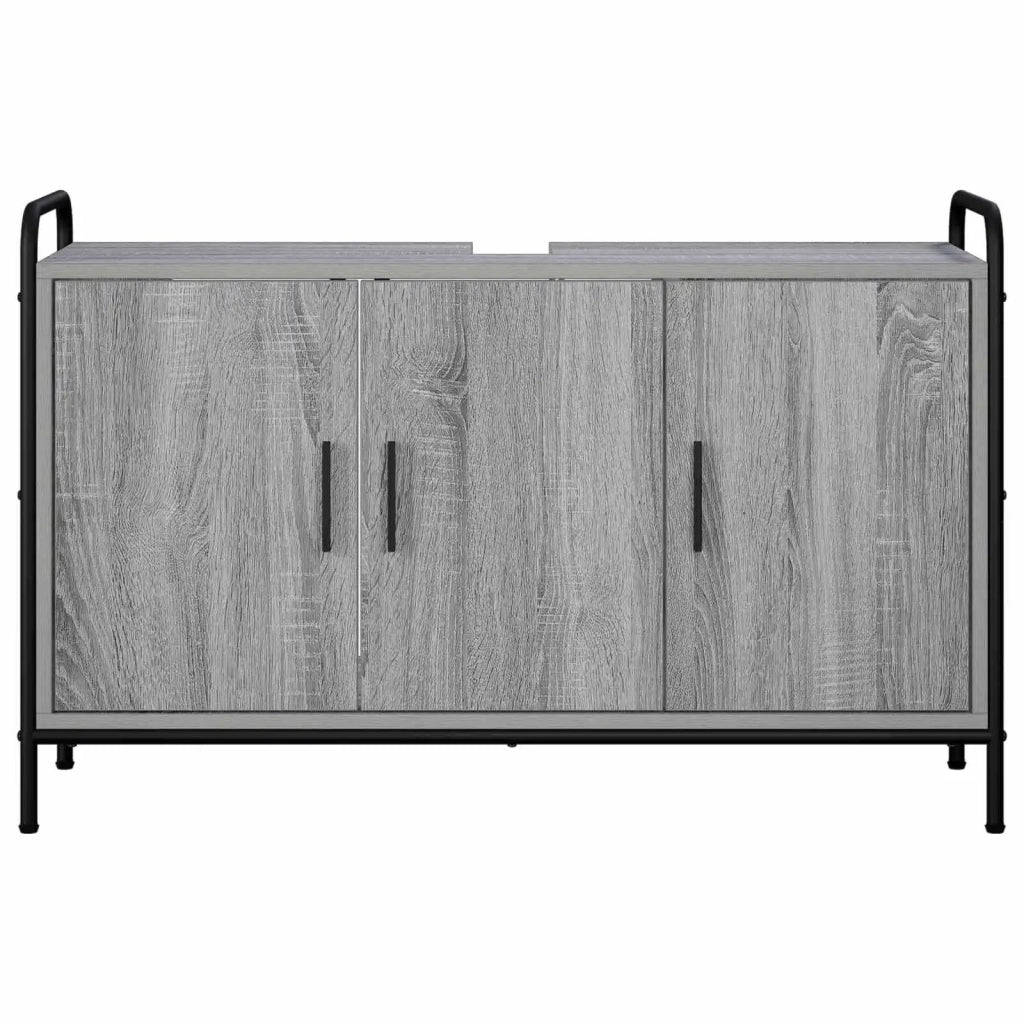 Mobile da Bagno Sonoma grigio 95 x 34 x 61 cm 8014067