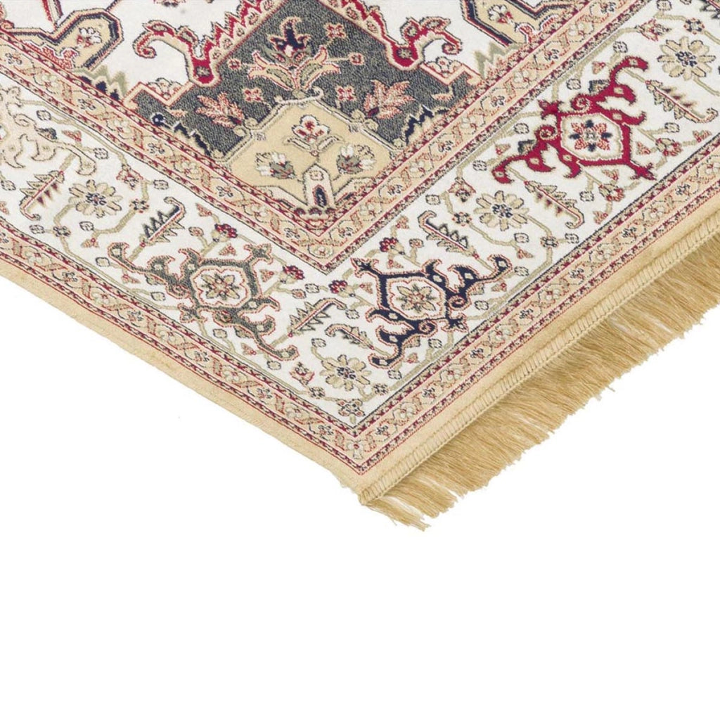 Tappeto RUBINE 304 Heriz ORO cm.160x230 disegno classico persiano stile orientale tradizionale. Tappeto salotto, soggiorno, camera da letto, ingresso, corridoio.