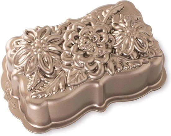 Muffiniera di Alluminio Fuso - 1,8 Litri - Colore Bronzo Antiscivolo