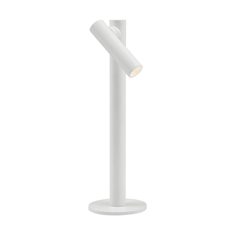 Voice Lampada da Tavolo Portatile LED 2,2W 2700K IP54 Bianca - Design Orientabile 360° con Torcia Rimovibile Magnetica e Dimmer Touch - Rossini Group