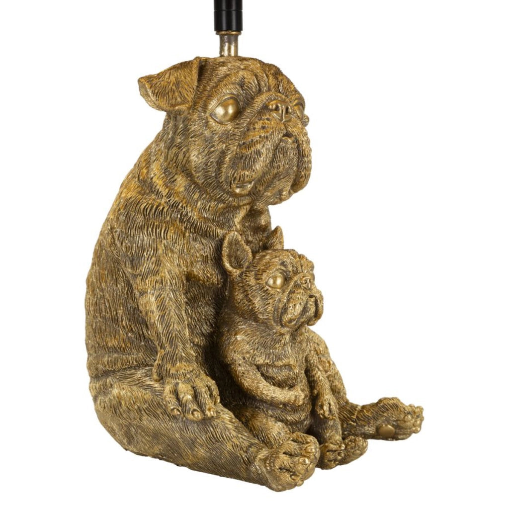 Lampada da Tavolo Cane 1, Nero, Poliresina, 26x26x43,8 cm