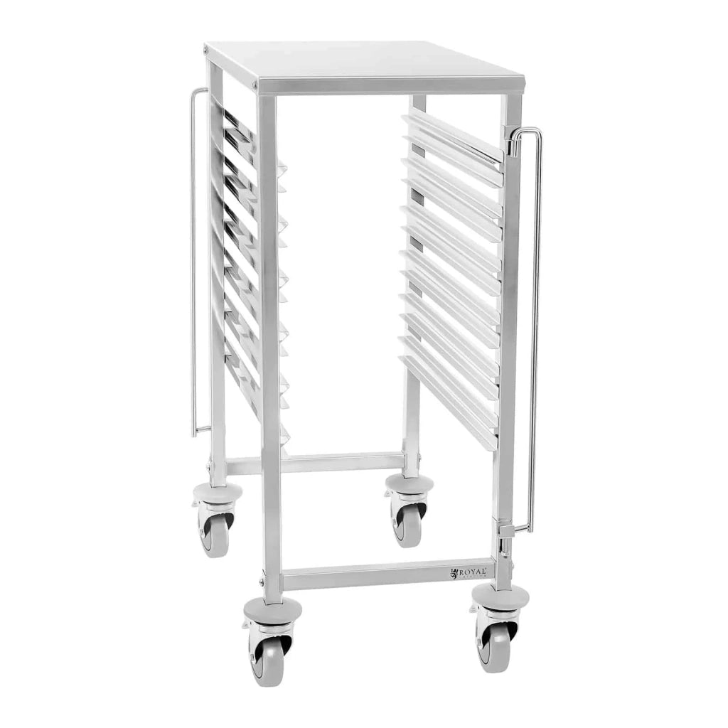 Carrello da trasporto fino a 6 bacinelle GN 1/1 acciaio inox 14_0005059
