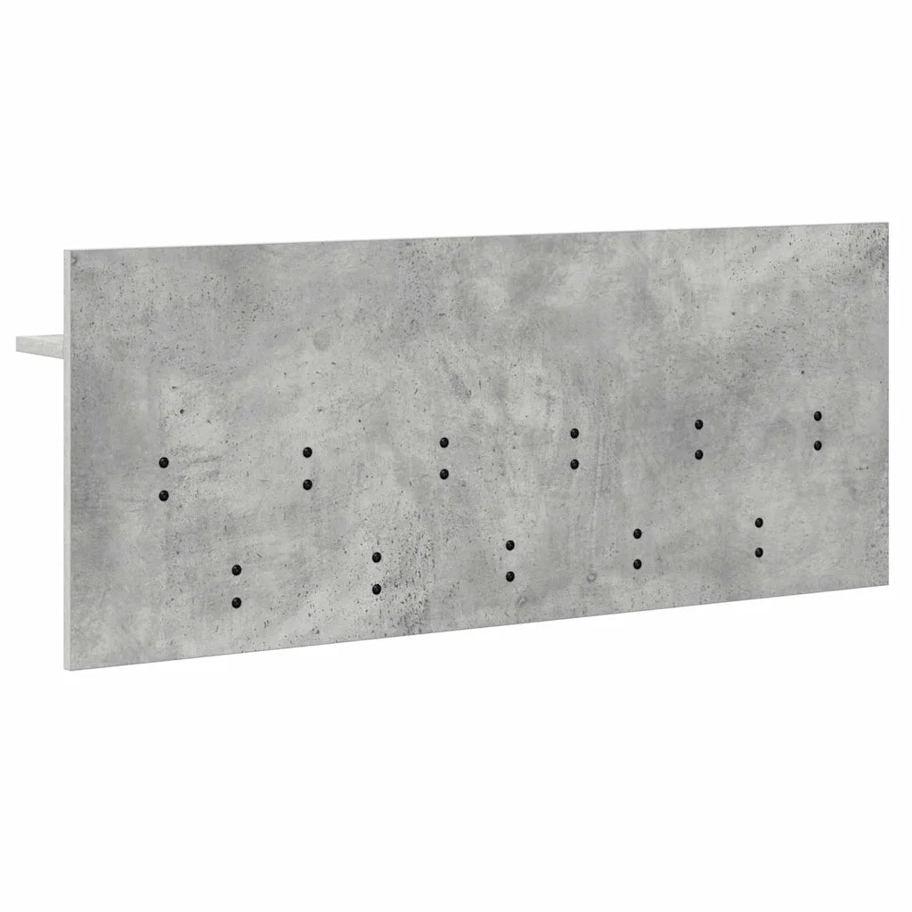 Appendiabiti a muro Grigio cemento 100 x 40 x 12 cm CFW7342184