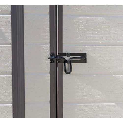 Keter K242788 Manor Pent Casetta da Giardino in Resina 183.5x185x200 cm con Pavimento e Finestra colore Beige
