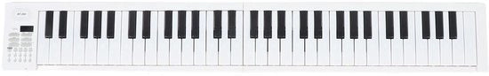 Pianoforte Opvougbile 61 Tasti - Tastiera Portatile - Musica Elettronica - Funzione di Registrazione Professionale - 100 Ritmi - Progettazione Solida