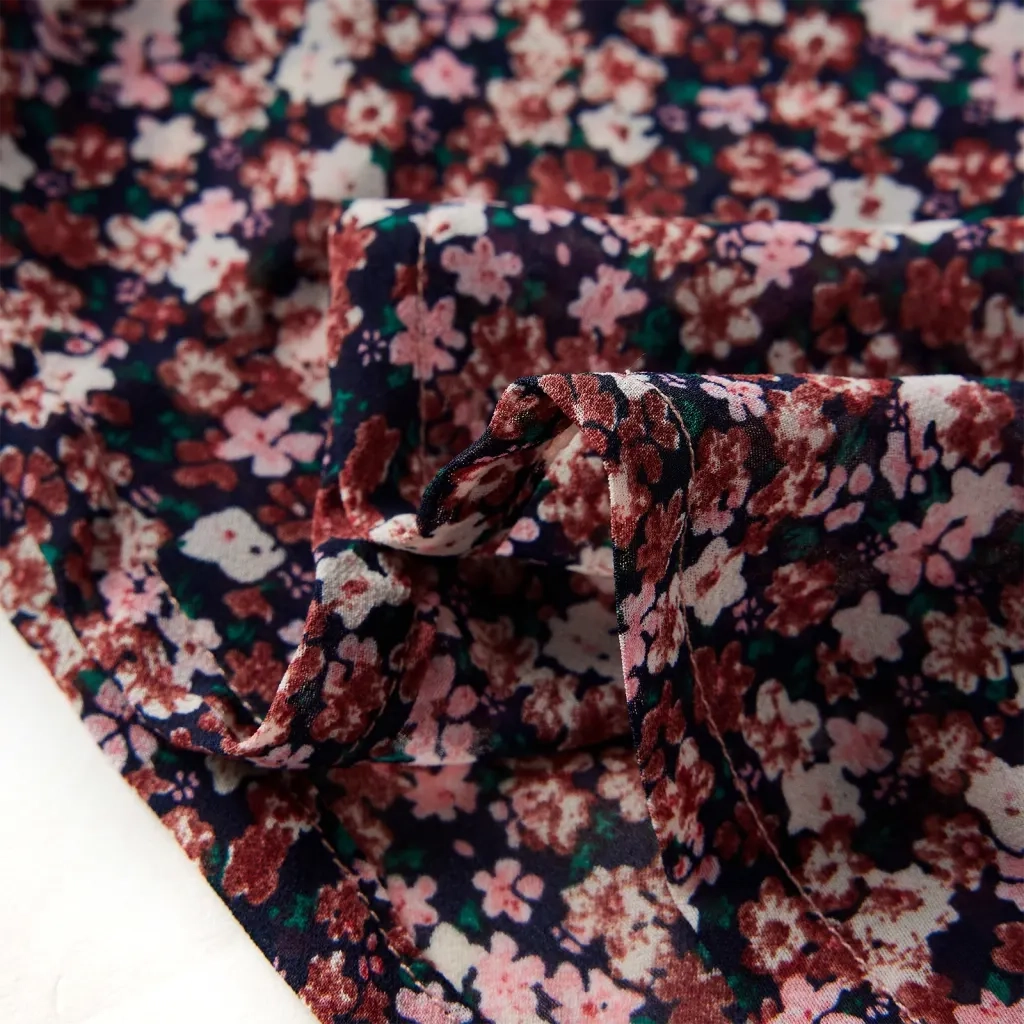 Camicia da Bambina a Maniche Lunghe Rosa Scuro 104 14405