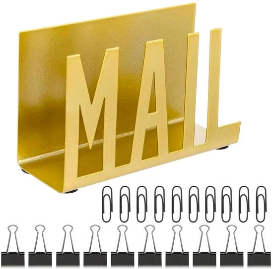 Organizzatore di Envelopi in Oro - Stile e Funzionalità - Set da 1
