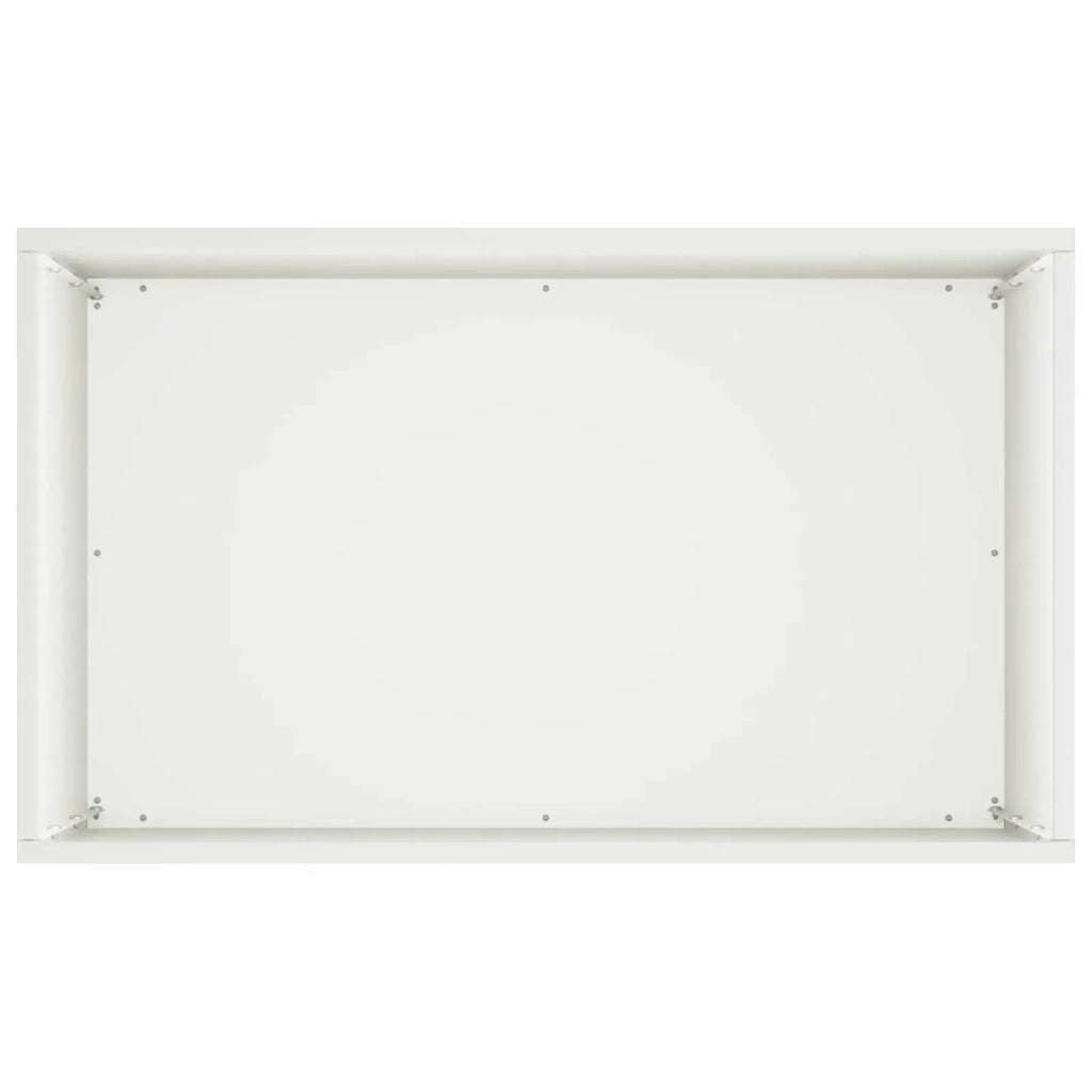 Vaso da giardino 2 pz Bianco 40 x 30 x 75 cm 8005501