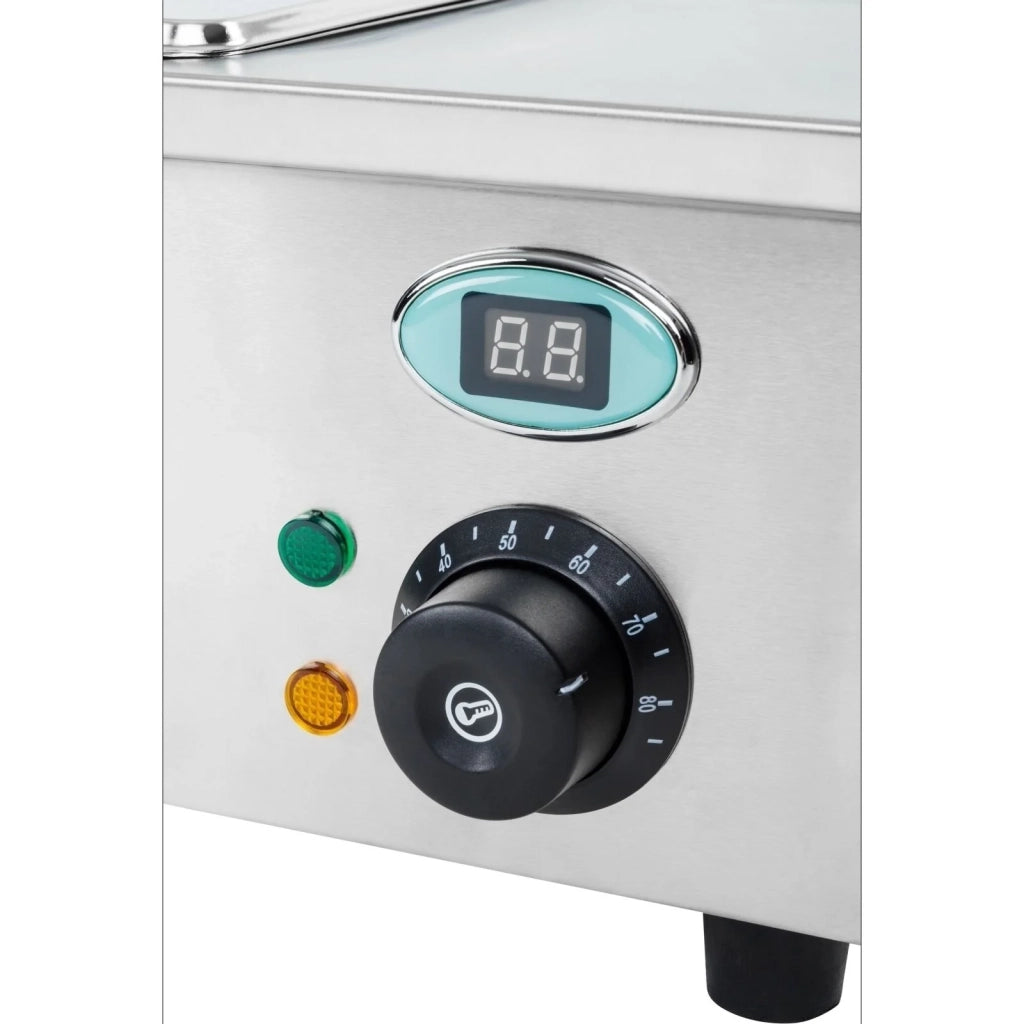 Vetrina professionale elettrica bagnomaria 3 x GN 1/2 1.300 watt 3614108