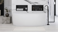 Mensola Bagno 30x45 Black Mat