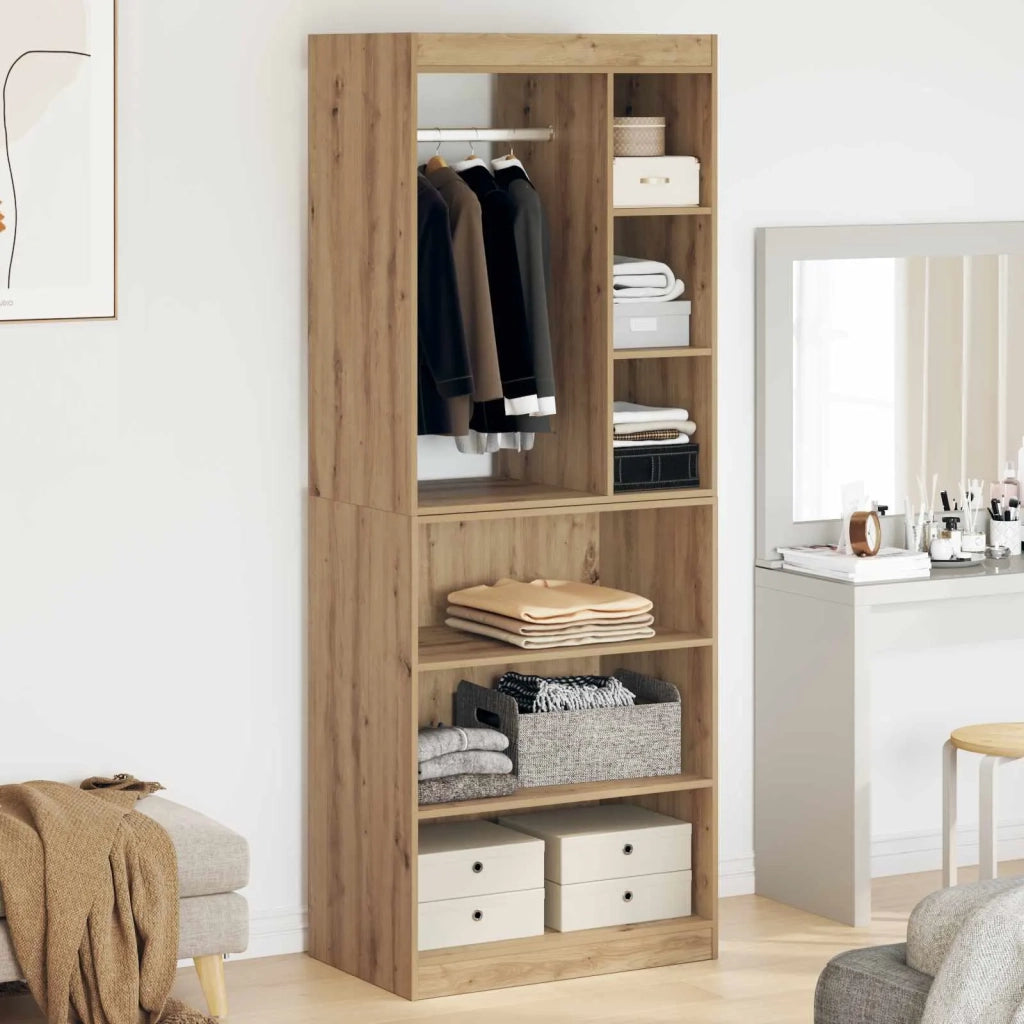 Guardaroba con lo scaffale Rovere artigianale 77 x 48 x 102 cm