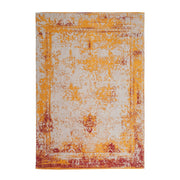 Tappeto vintage Nostalgia in cotone e poliestere grigio