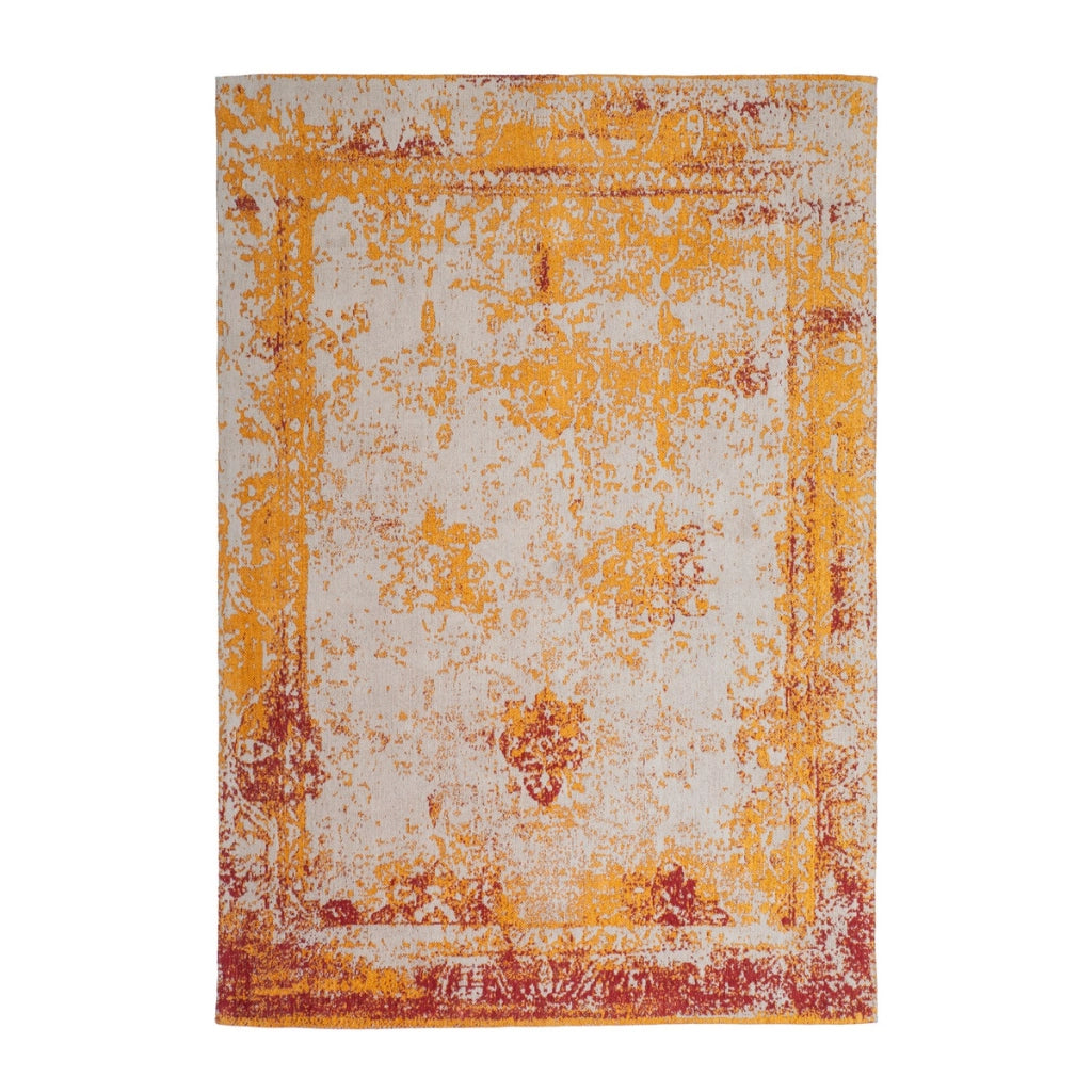 Tappeto vintage Nostalgia in cotone e poliestere grigio