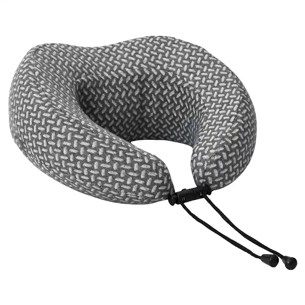 Cuscino da Viaggio per il Collo Grigio 30 x 28 x 14 cm CFW9787179