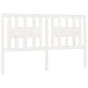 Testiera | Testata per Letto Bianca 146x4x100cm in Legno Massello di Pino