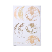 Decorazione luminosa per parete - Fasi lunari decorazione per parete - Sticker per parete creativo - Arte moderna per parete - Dimensioni 60x40 cm - Tatuaggio per parete