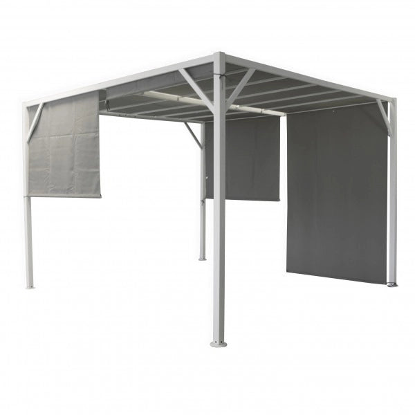 Gazebo cubo nero 300x400xH210 cm