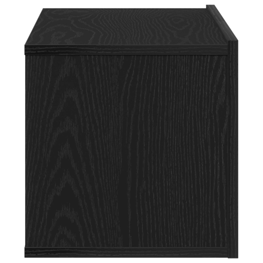 Stand TV in Quercia Nera 80x30x30 cm Realizzato in Legno Compatto