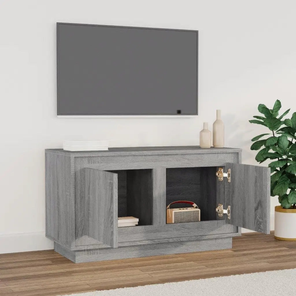 Mobile TV | Armadietto TV | Mobile Porta TV Grigio Sonoma 80x35x45 cm in Legno Multistrato