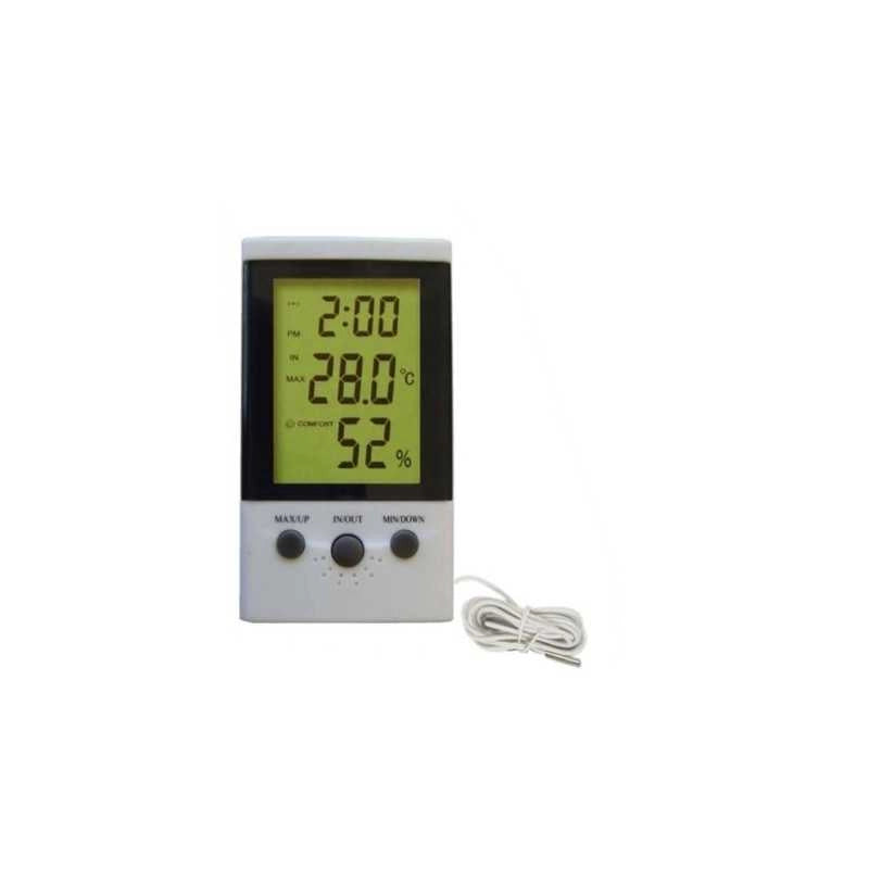 TERMOMETRO DIGITALE con sonda IGROMETRO DT-2 TEMPERATURA Umidita\' - UNIVERSALE
