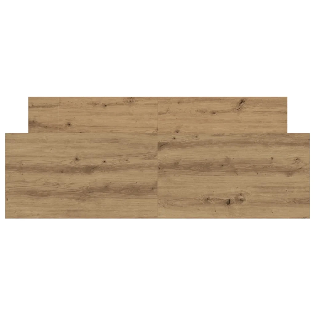vidaXL Giroletto senza Materasso Rovere Artigianale 140x190cm