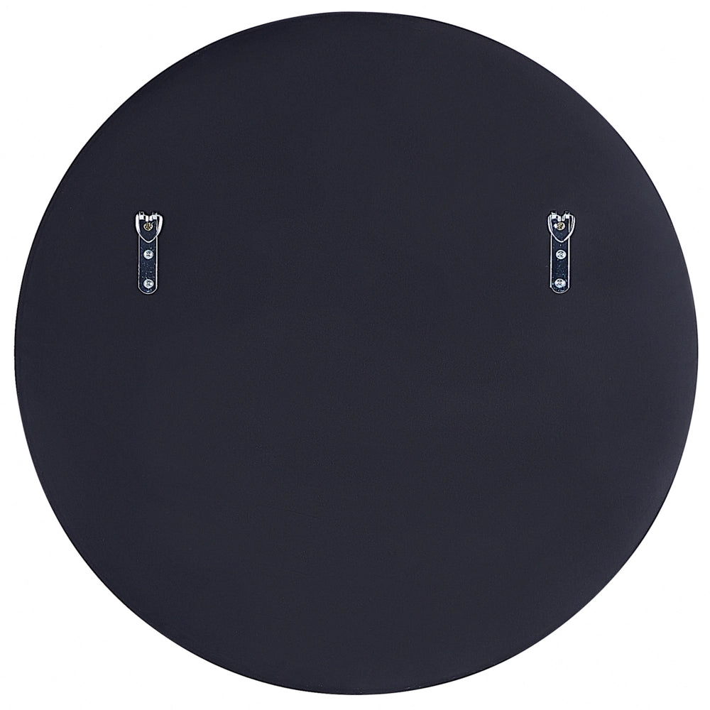 Specchio da parete rotondo con cornice dorata 57 cm motivo foglia bagno soggiorno retrò
