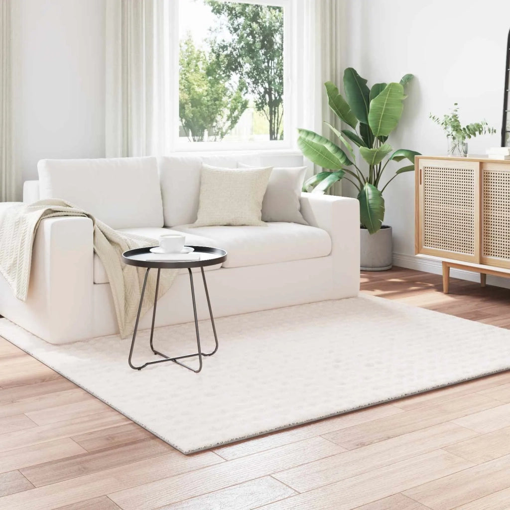 Tappeti per area Quadrato SIROLO Crema 240 x 240 cm Poliestere