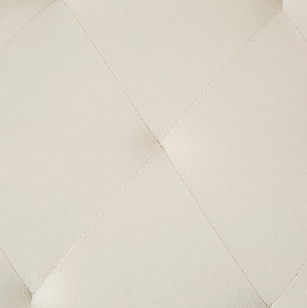 Divano letto 2 posti in velluto beige con schienali reclinabili