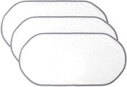 Set di cuscinetti per letto 3 pezzi - Impermeabile - Lavabile - Riciclabile - Fibra di bambù - 29,8 x 60 cm - TPU all'indietro
