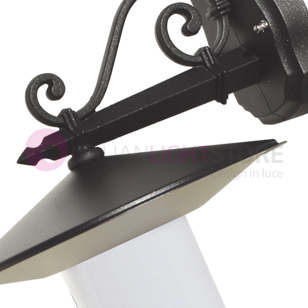 KAIROS ANTRACITE Lampada a Parete da Esterno  con piattino d.30