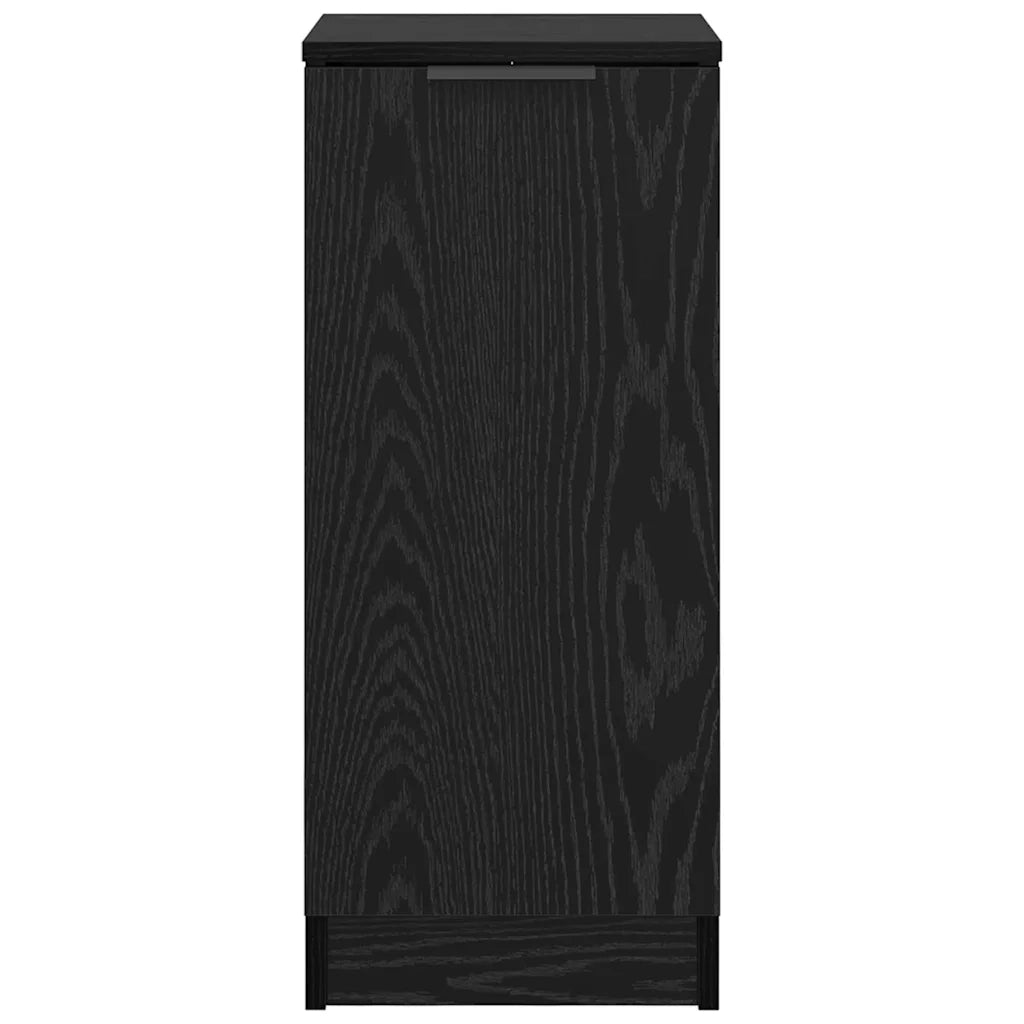 Credenza-Buffet-Armadio da cucina Rovere Nero 30 x 30 x 70 cm Legno multistrato 123901