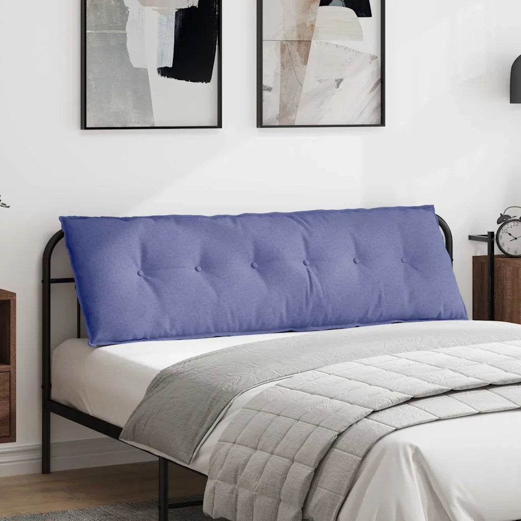 Cuscino per Schiena | Cuscino dorsale Blu jeans 160 x 19 x 50 cm Tessuto