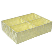 Cassetto poliestere crema 4 scomparti cm 37x27h10