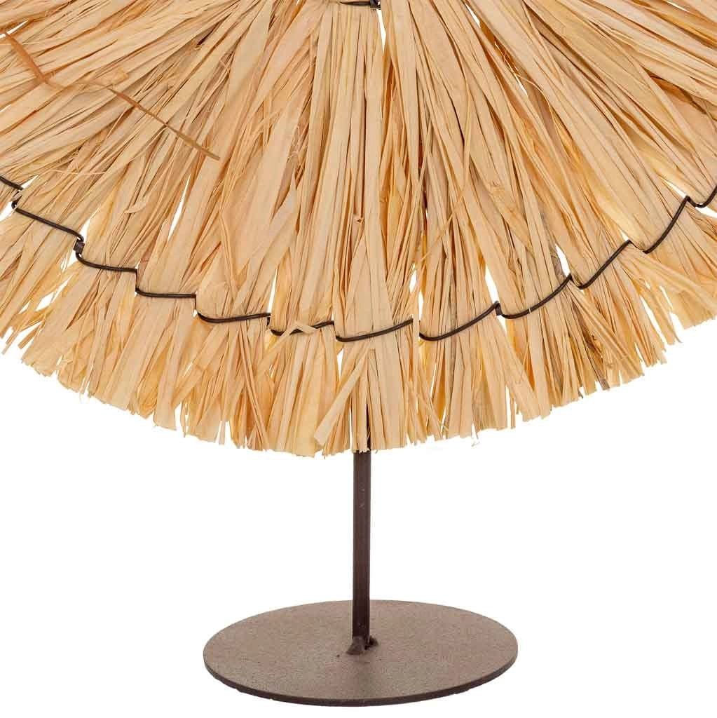 Figura decorativa in fibra naturale marrone 31x02x36h