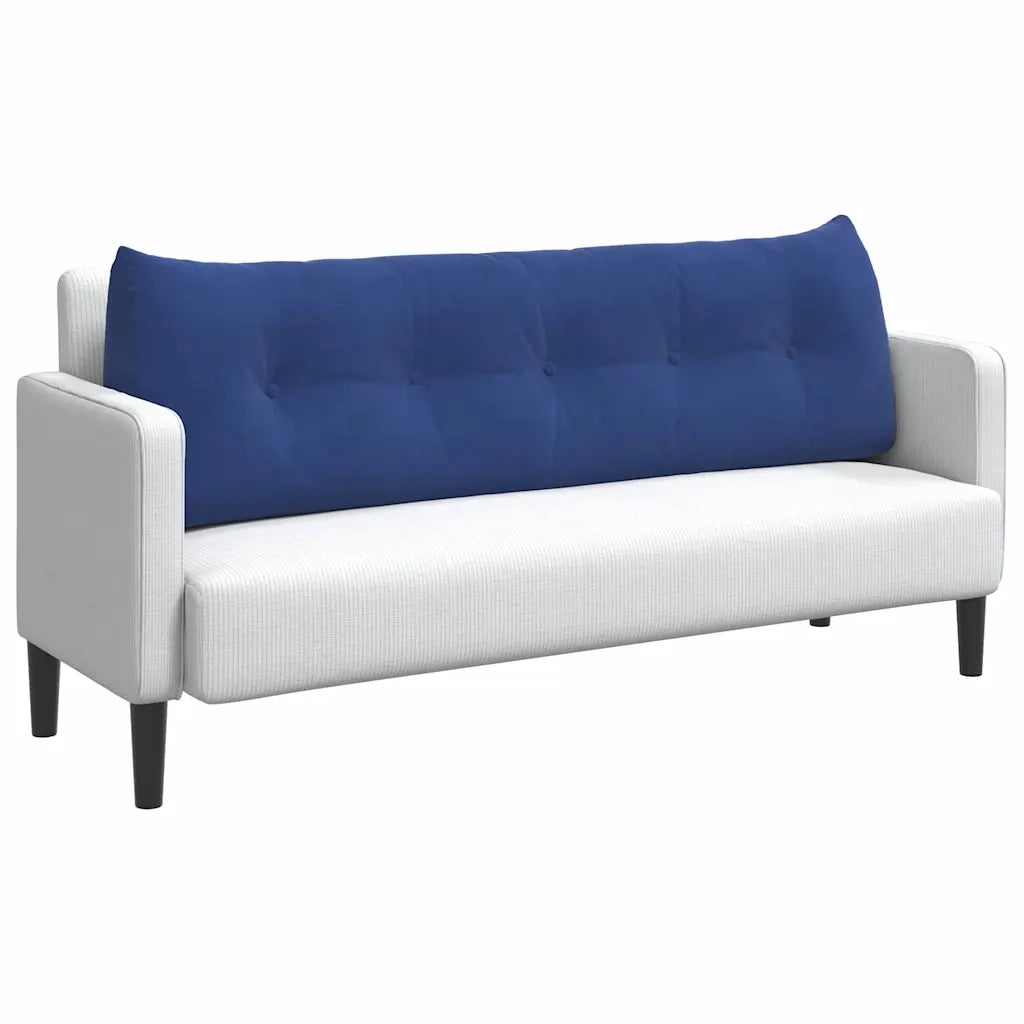 Cuscino per Schiena Blu Polizia 160 x 24 x 50 cm Velluto 42014556