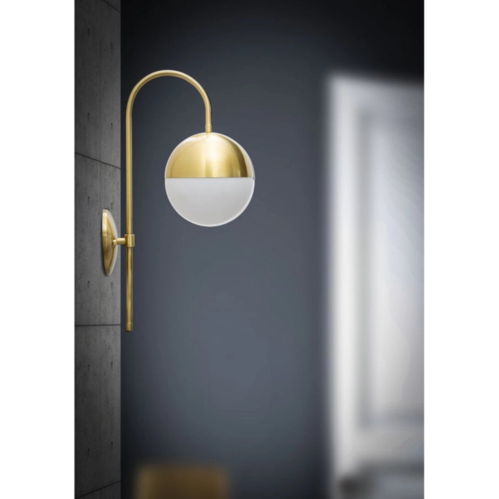 Lampada a Parete VKH51, Oro, Metallo, 19x31x51 cm