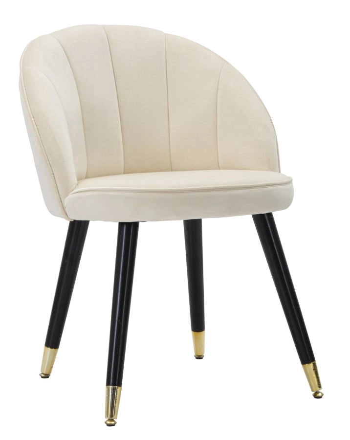 SEDIA LOTY CREMA CM 57X58X80