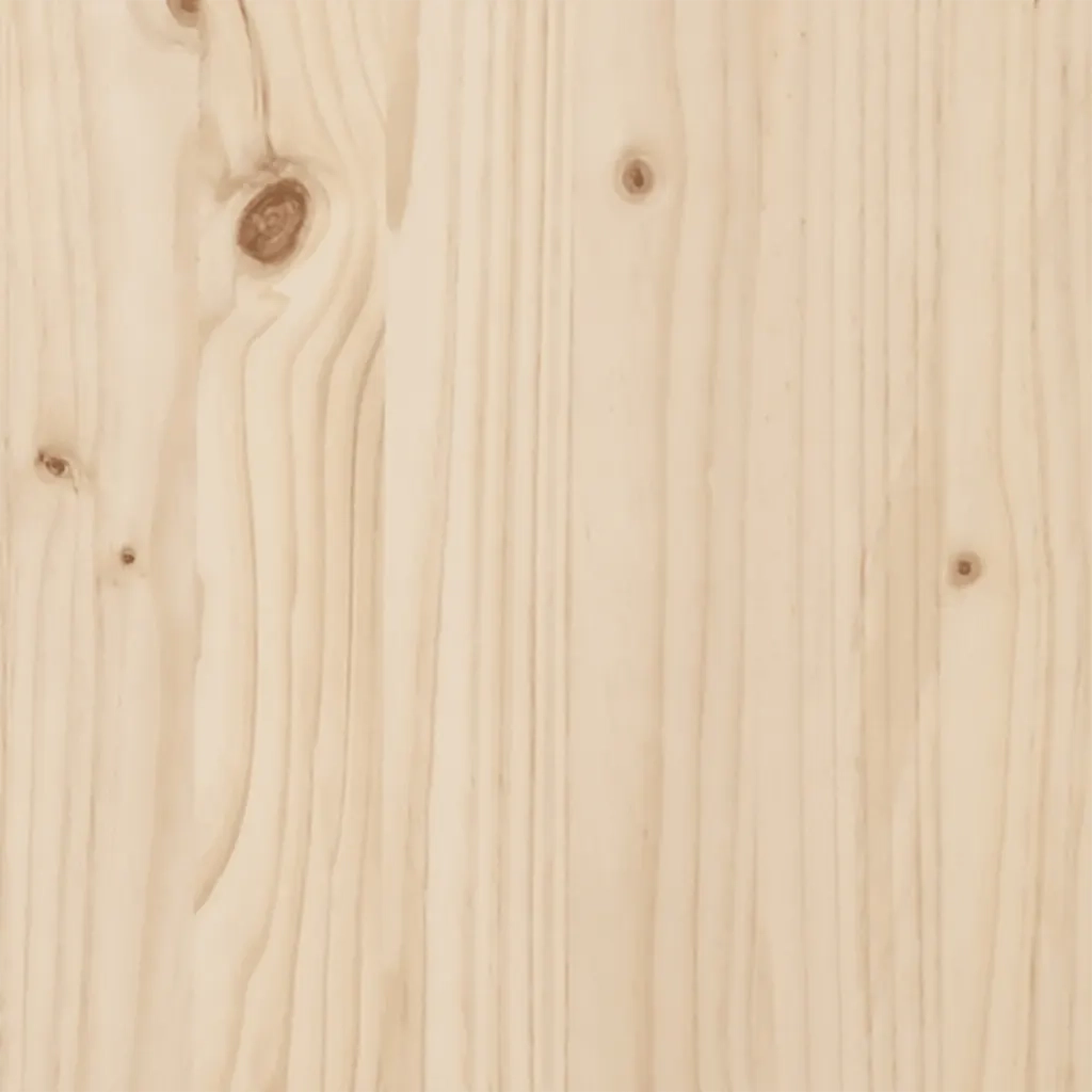 Tavolo Invaso con Ripiano 108x50x75 cm Legno Massello di Pino CFW4408584