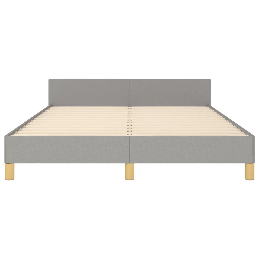Giroletto senza Materasso Grigio Chiaro 140x190 cm Tessuto 3125373