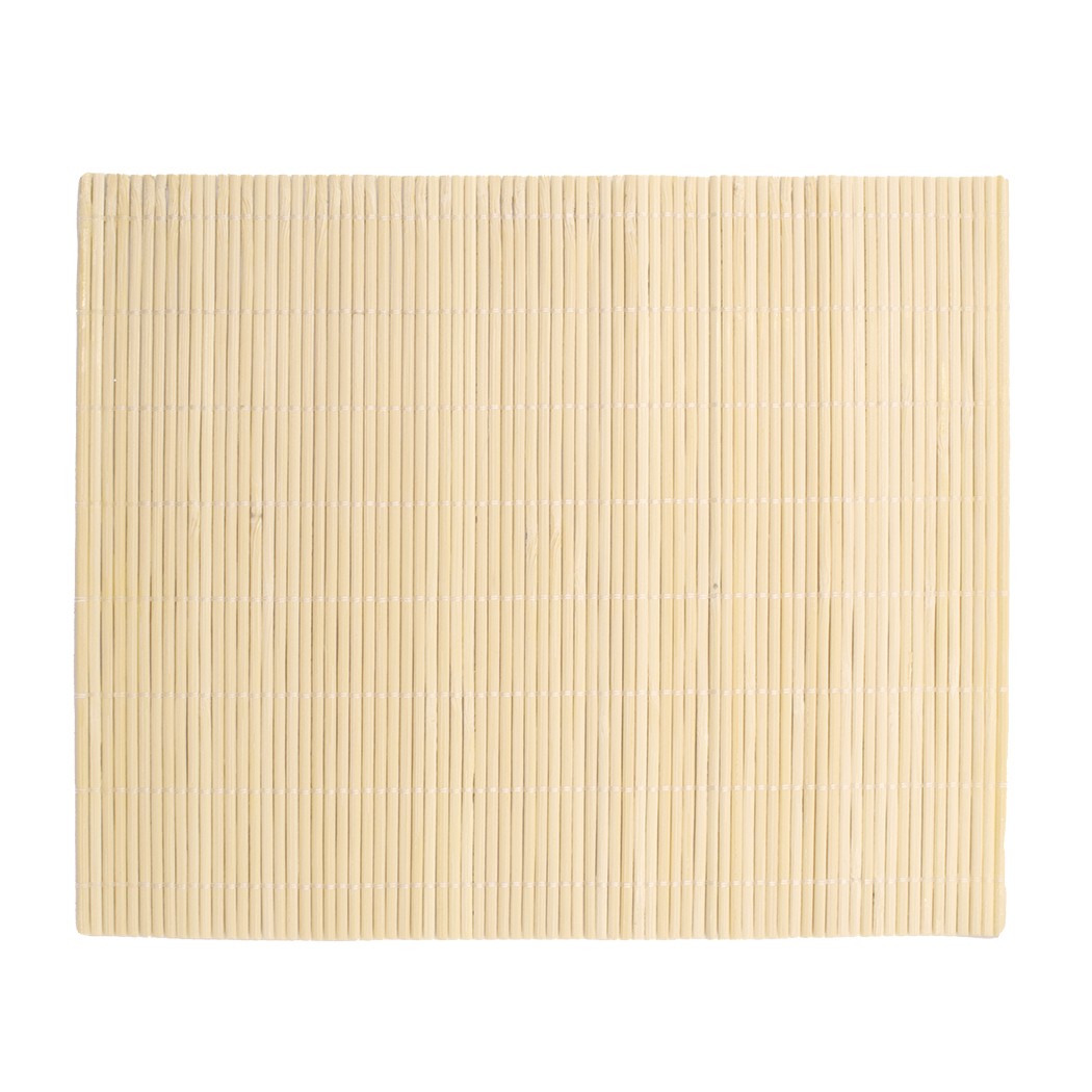 Set sushi due persone da 10Pz in bamboo con stuoia banco bacchette e piattini